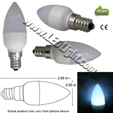 E12 Low Profile Candle LED Bulb