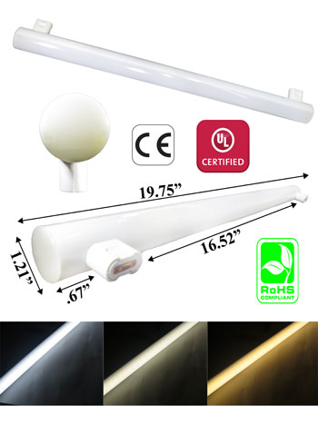 image of a s14 led tube light