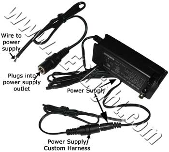 Power Supply LED Light Custom Harness