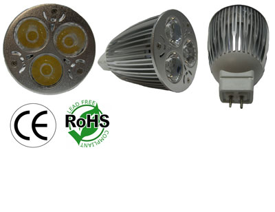 MR16 LED Lamp 12V AC/DC 6 Watt 30 Deg Dimmable Low Voltage -