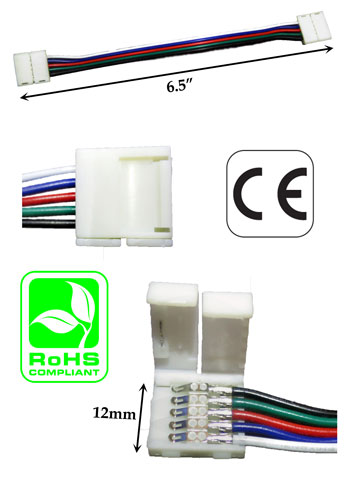 Interlink-able 12 mm 5 Conductor  To 12 mm 5 Conductor