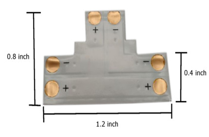 Connector 12 mm 2 Conductor 3 Way Solder Less PCB