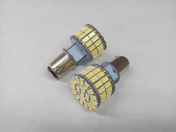 Rebaydo 2pcs LED Headlight 6 Volt BA15S Base 60 SMD 5730 Single Filament