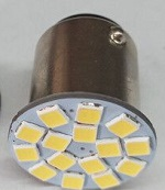 BA15S LED Miniature Bulb 12 Volt 15 SMD 3030
