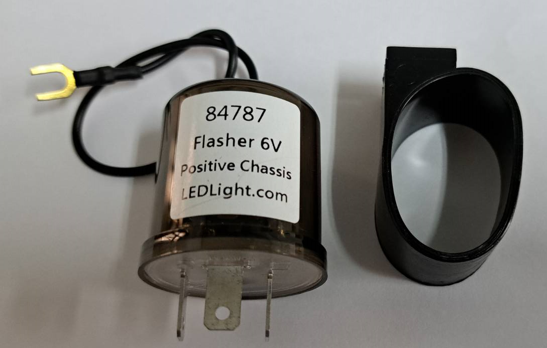 Flasher LED 6 Volt Positive Ground 3 Terminal product 84787