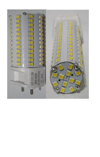 Size : Nature White4000K YHMY LED Bulbs Wide Voltage 100-277V Led G12 Lamp Corn 12W 120 Ke 2835 CDM-T 120W Lamp Beads Belt Cover Energy Saving and Environmental Protection 