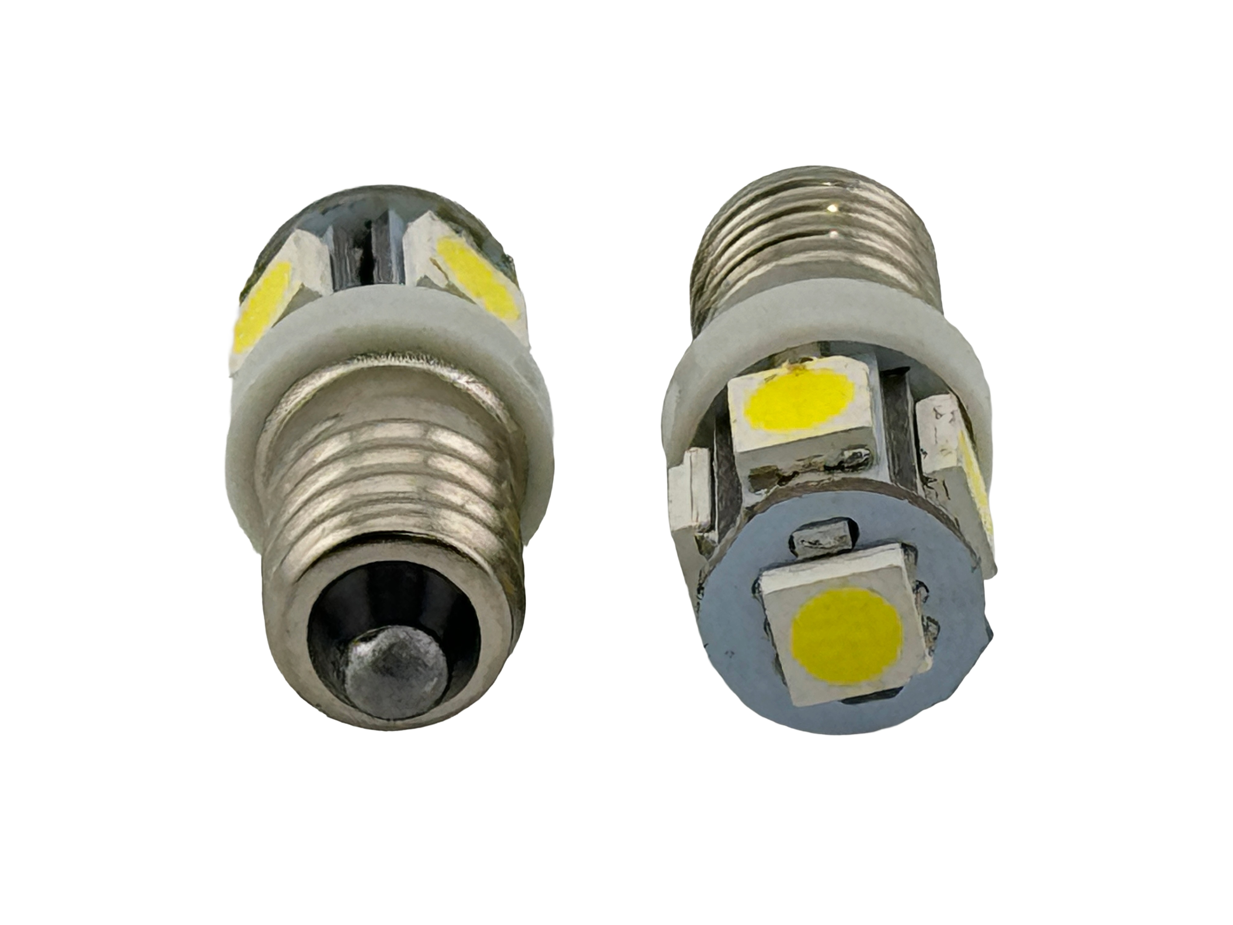 50 LED Bulb E10 Base 6 Volt 5 SMD T3 1/4