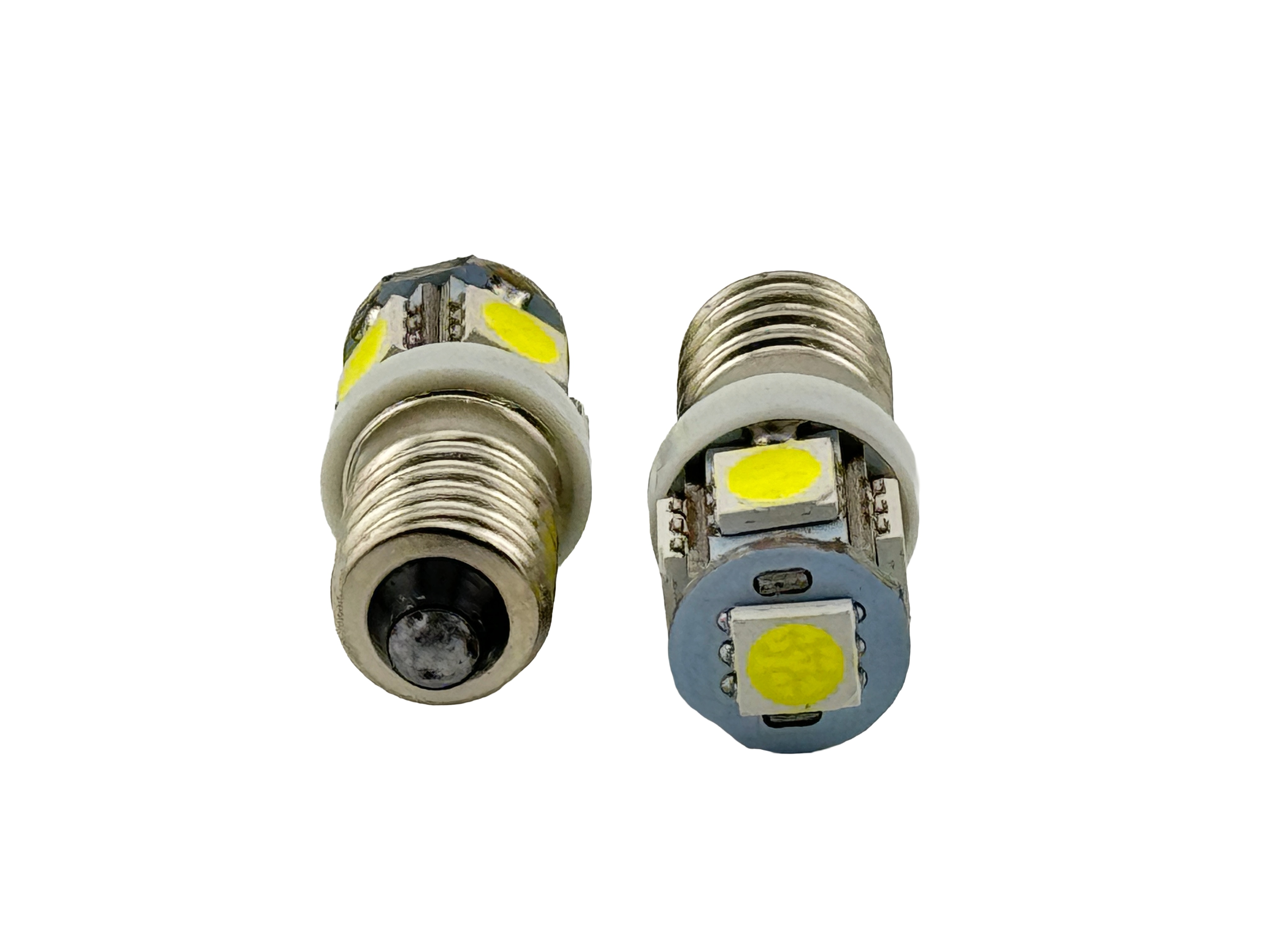 Rebaydo 2pcs 1487 LED Bulb E10 Base 12 Volt DC 1.5 Watt Dim-able 5 SMD