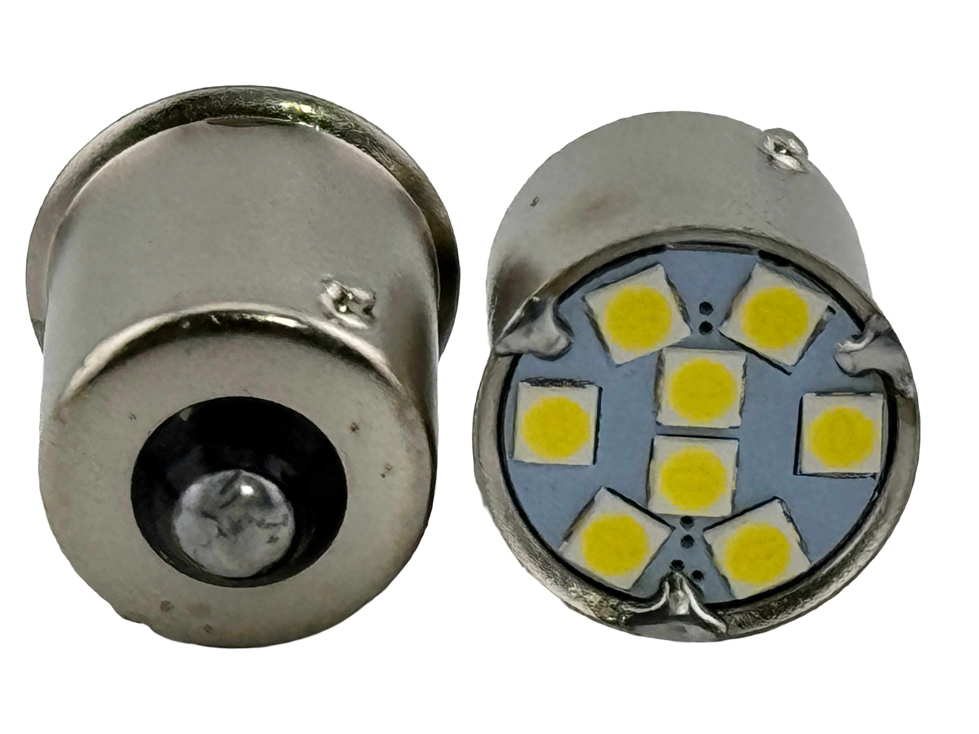 Rebaydo 2pcs 63 LED Bulb 12 to 14 Volt BA15S Base - Automotive - LEDLight