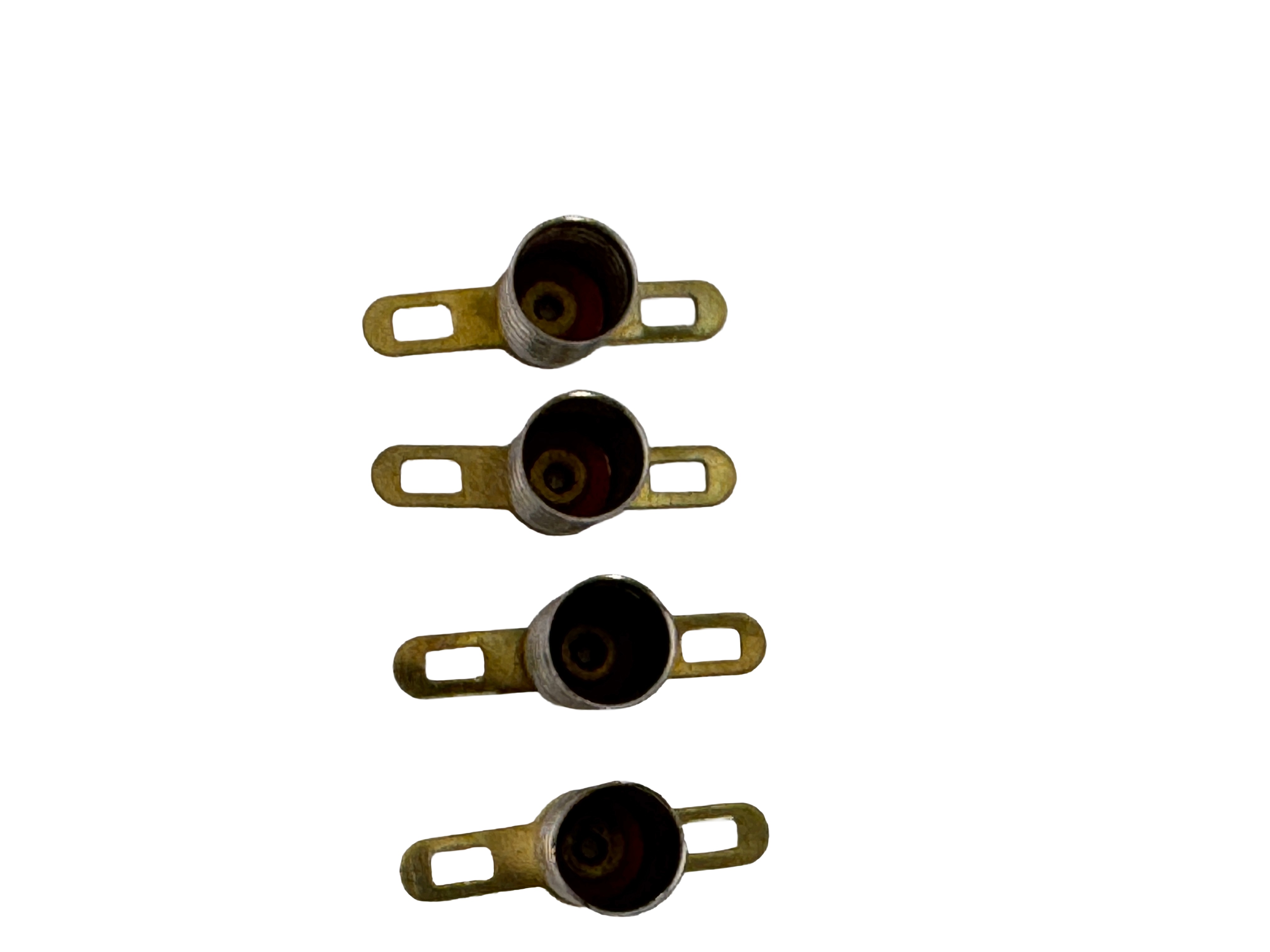 Rebaydo 4pcs E5 Midget Screw Socket with Solderable Tabs T1 3/4
