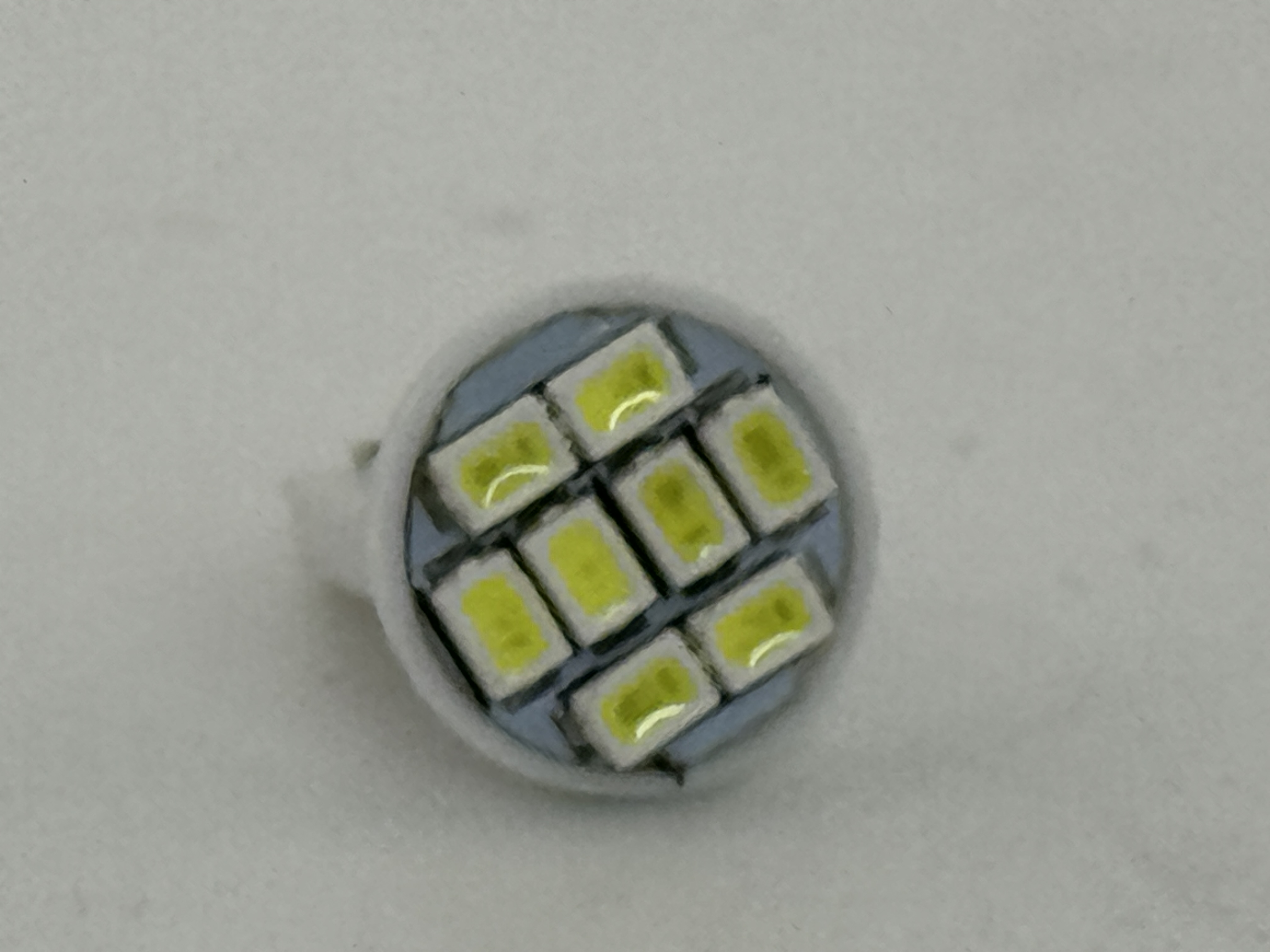 T10 Wedge 8 1210 SMD 12 Volt DC Forward Firing LEDs Product 47561
