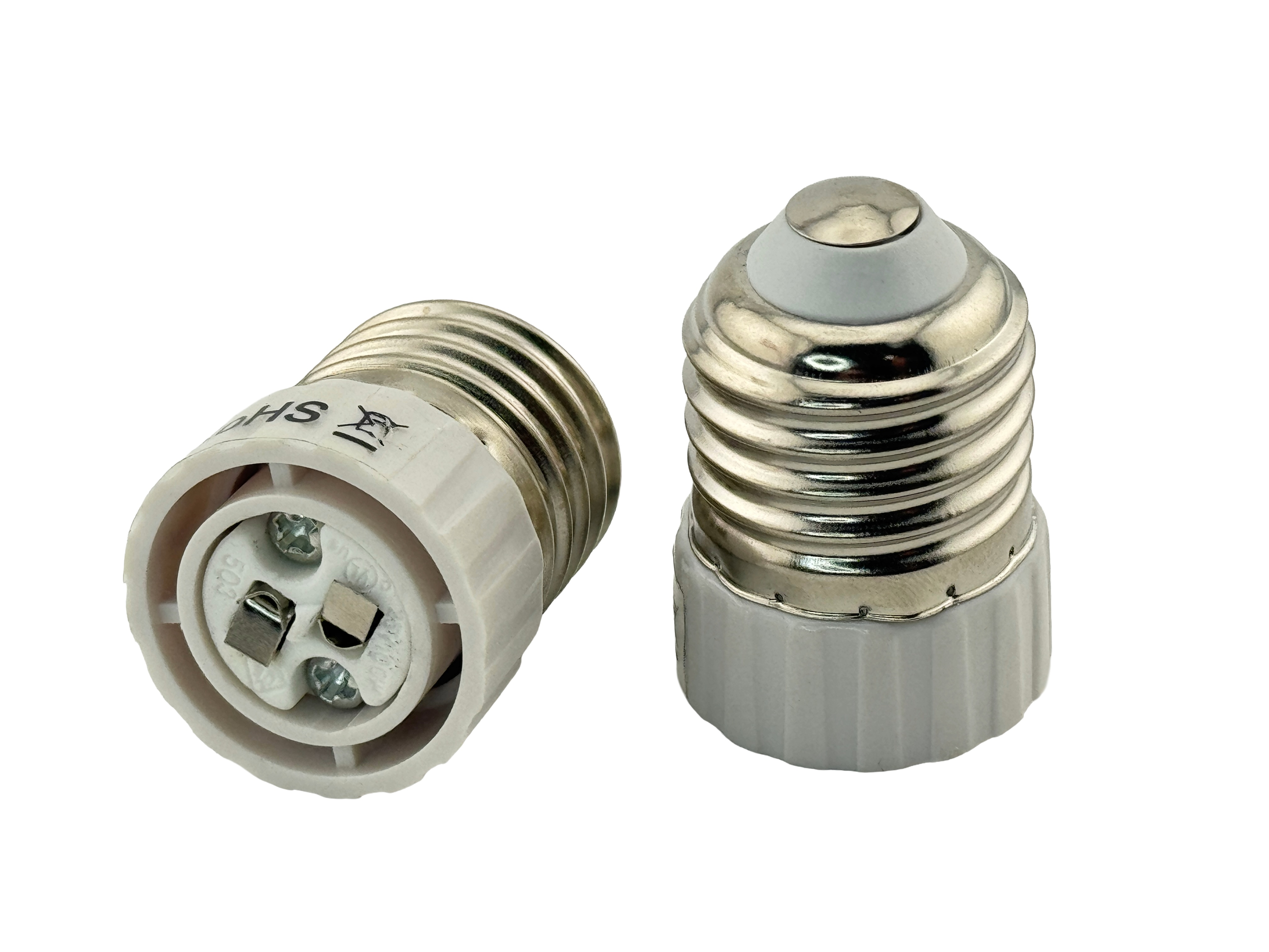 Rebaydo 2pcs E26 to G4 MR11 MR16 GX5.3 G6.35 Mini Bi-pin female Converter