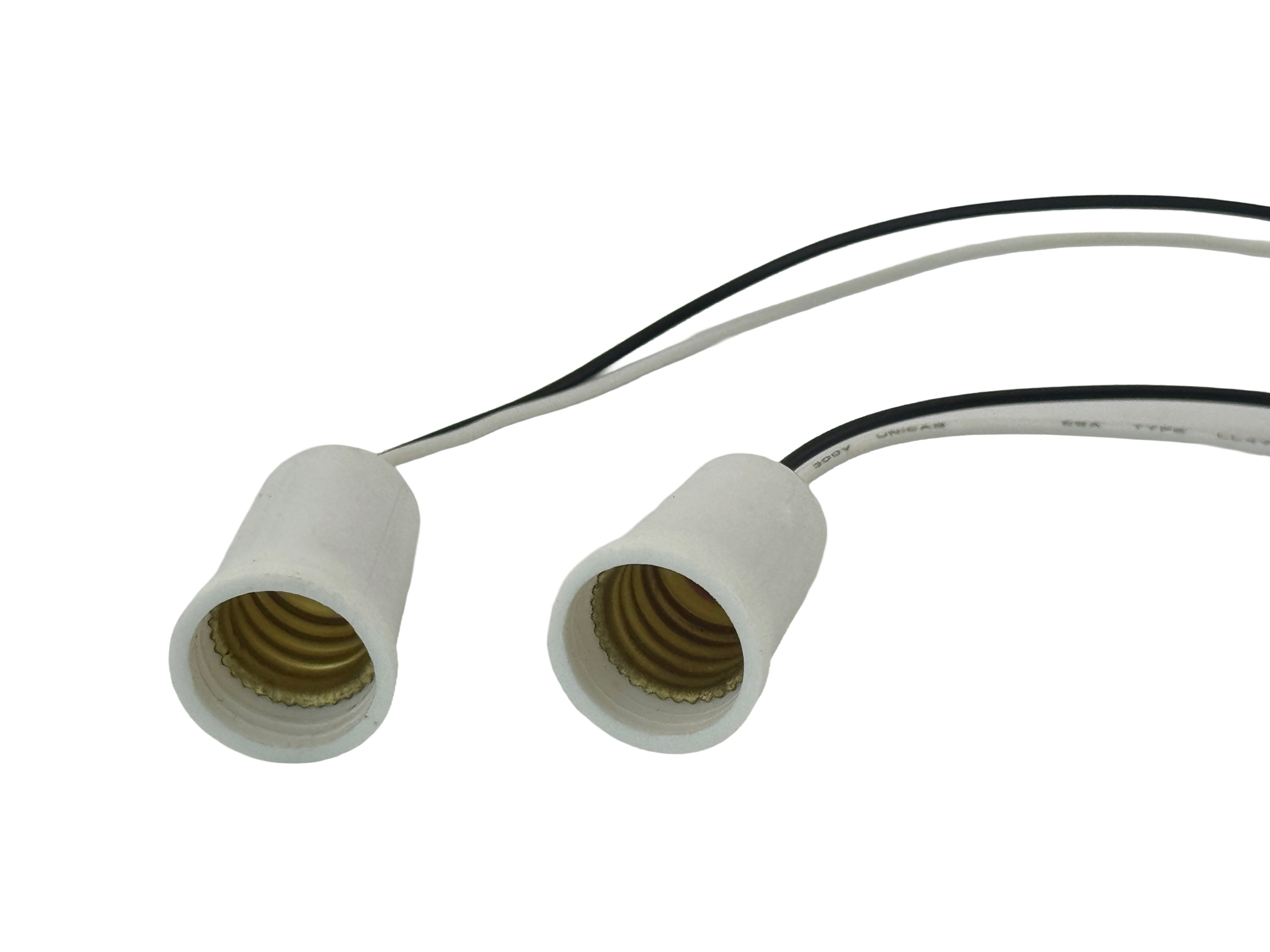 Rebaydo 2pcs E12 Female Socket with wires