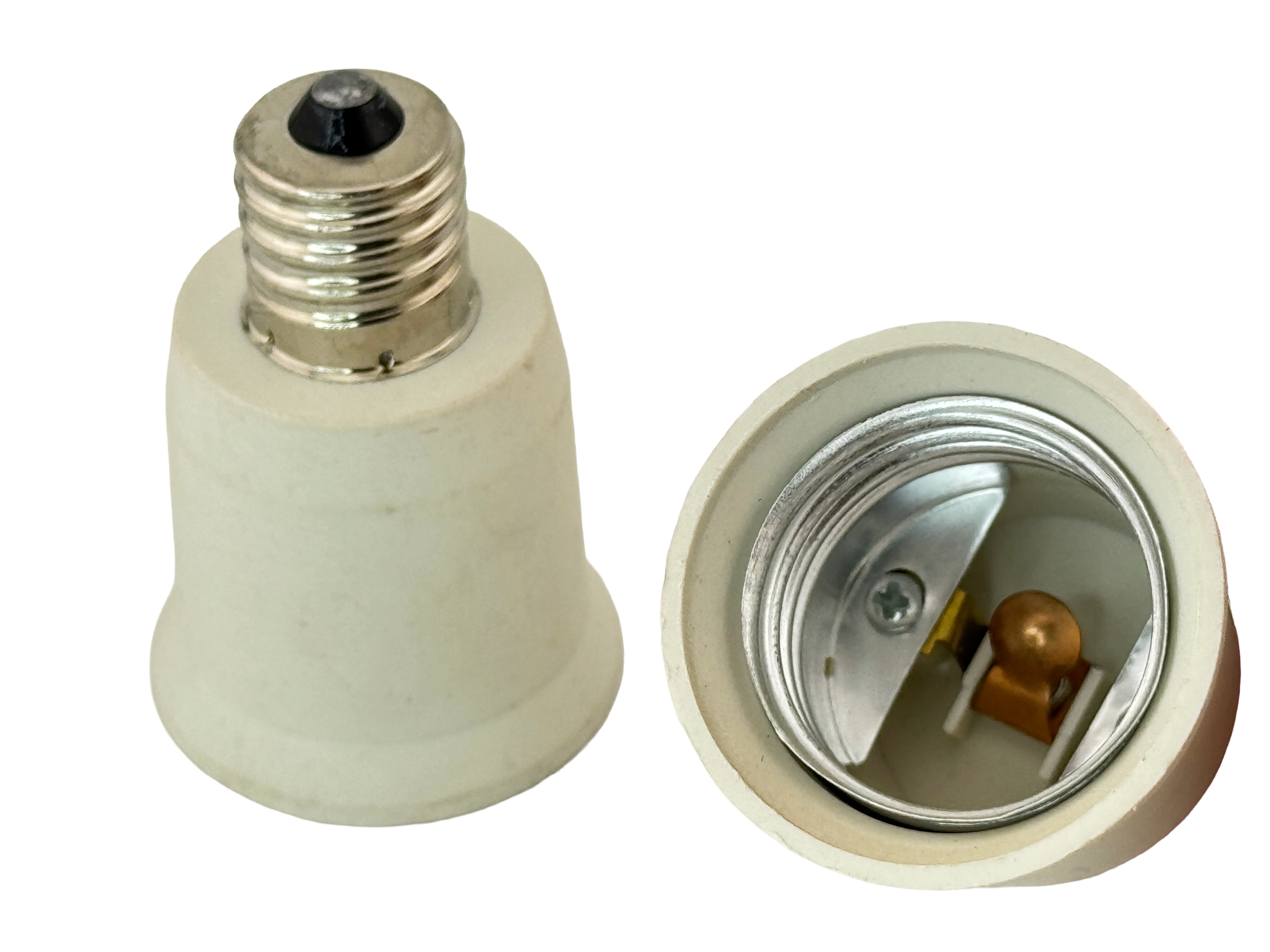 Rebaydo 2pcs E17 male To E26 female Converter Adapter