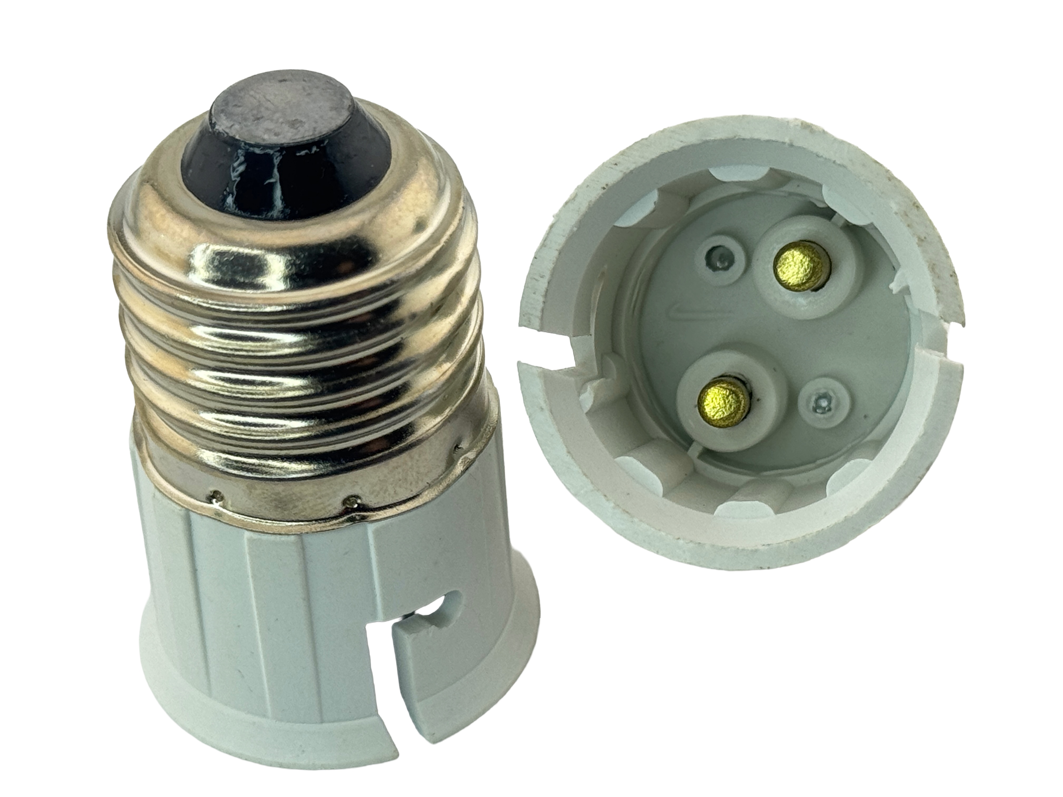 Rebaydo 2pcs E26/E27 Male to B22 Female Converter Adapter