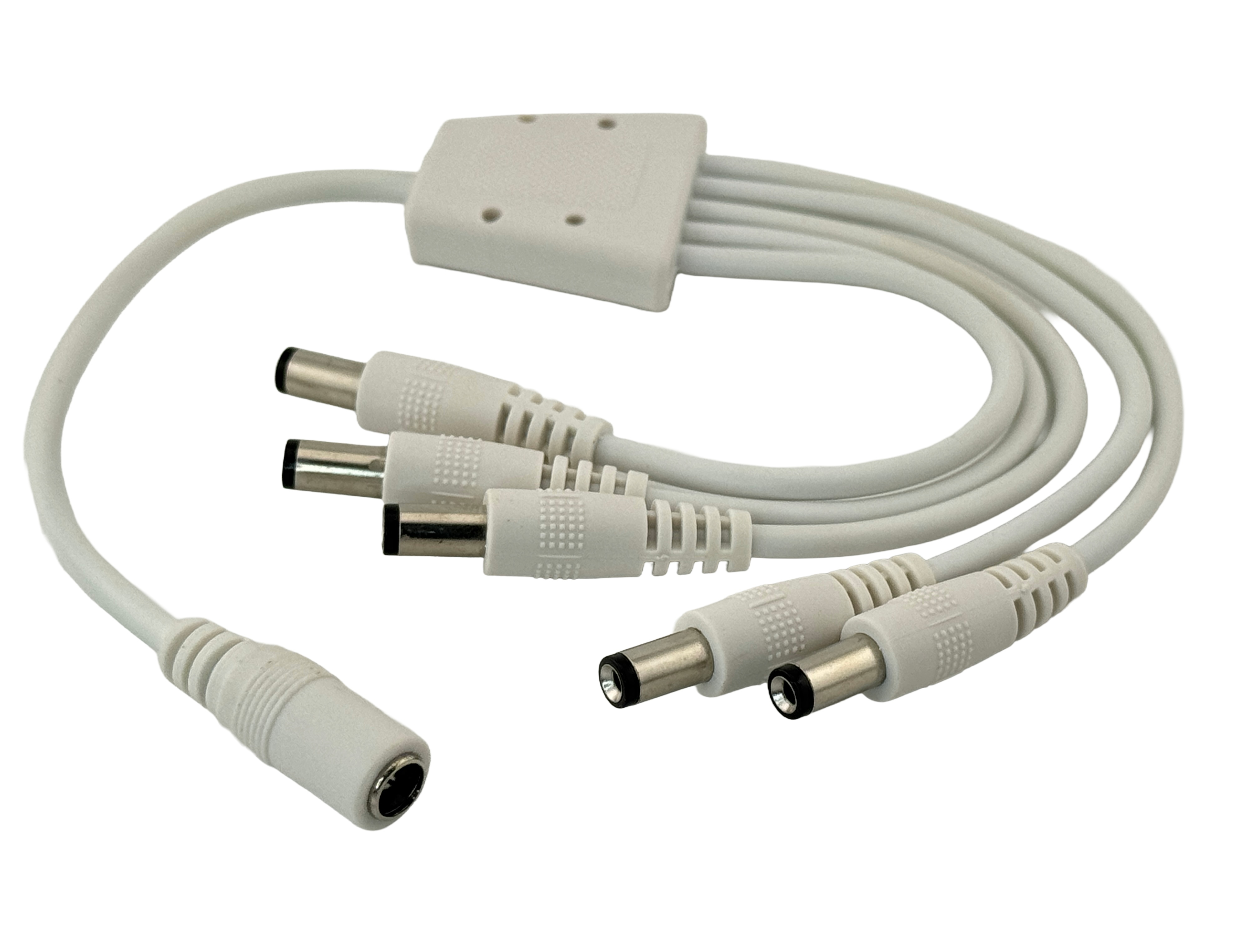 Rebaydo 5-Way LED Light Harness Cable 12VDC White