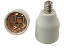 Rebaydo 2pcs E12 male to E26 Female Ceramic Converter