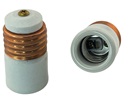 Rebaydo 2pcs E26/E27 male to E17 female Ceramic Converter