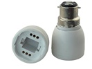 Rebaydo 2pcs B22 Male To G24 2 Pin Female Converter Adapter