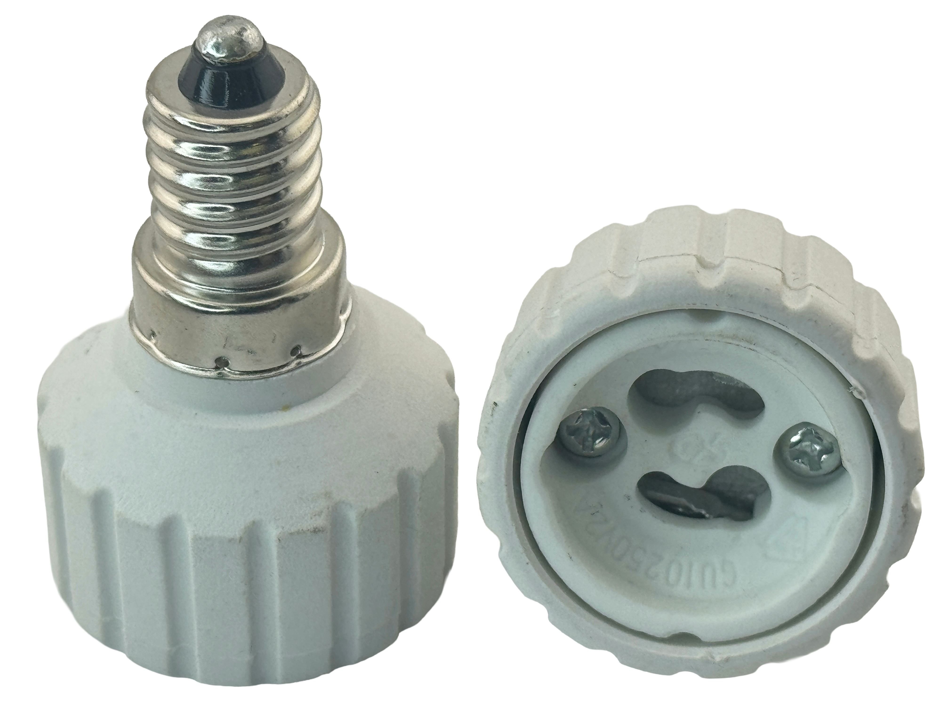Rebaydo 2pcs E14 Male to GU10 Female Converter