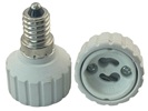 Rebaydo 2pcs E14 Male to GU10 Female Converter
