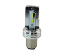 Rebaydo BA15D LED Headlight Dual Filament 6 to 9 Volts Non Polarized Ninety Degrees