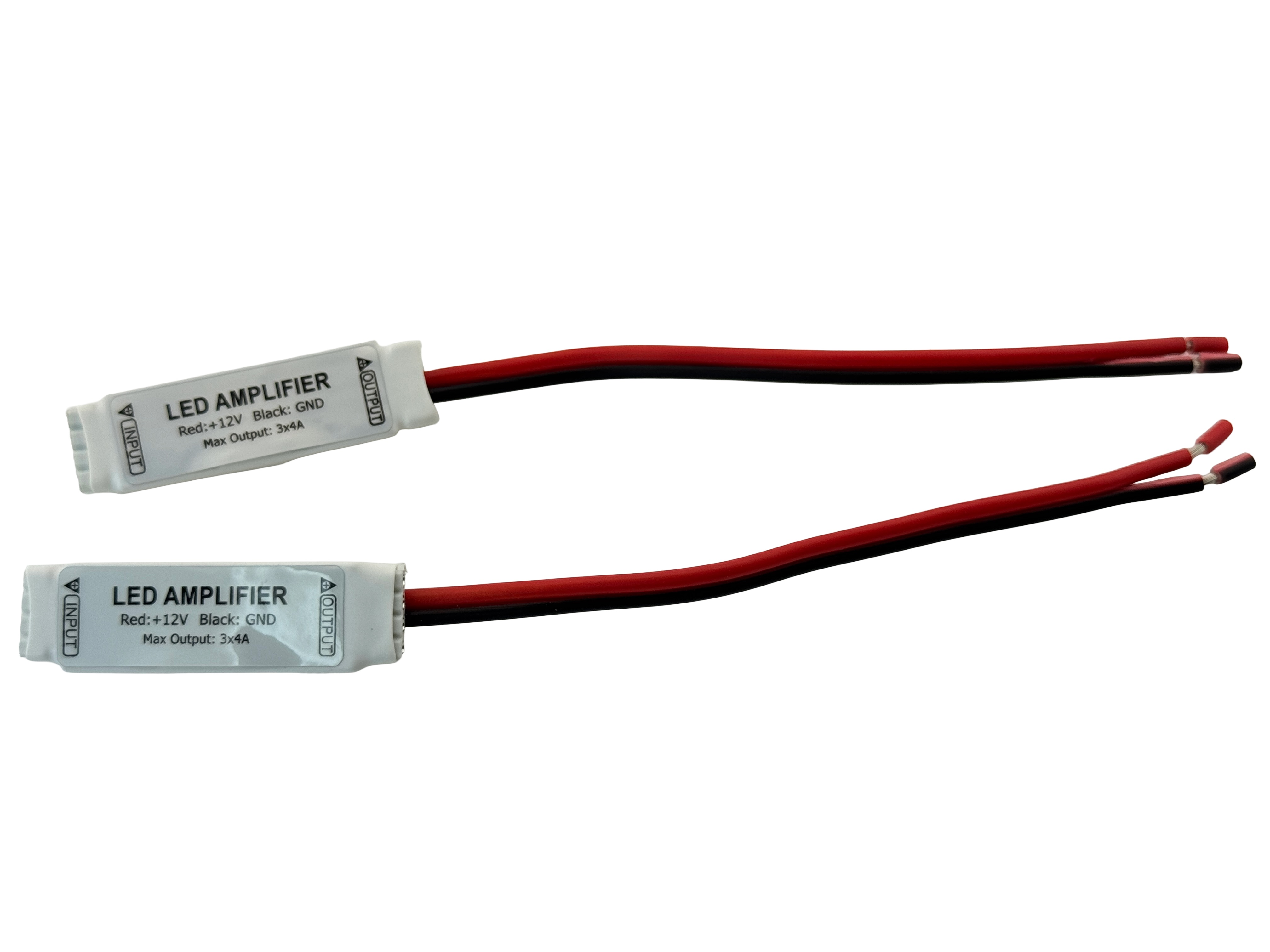 Rebaydo 2pcs RGB LED Strip Light Amplifier Repeater 12V 9 Amp 102 W 3 ...