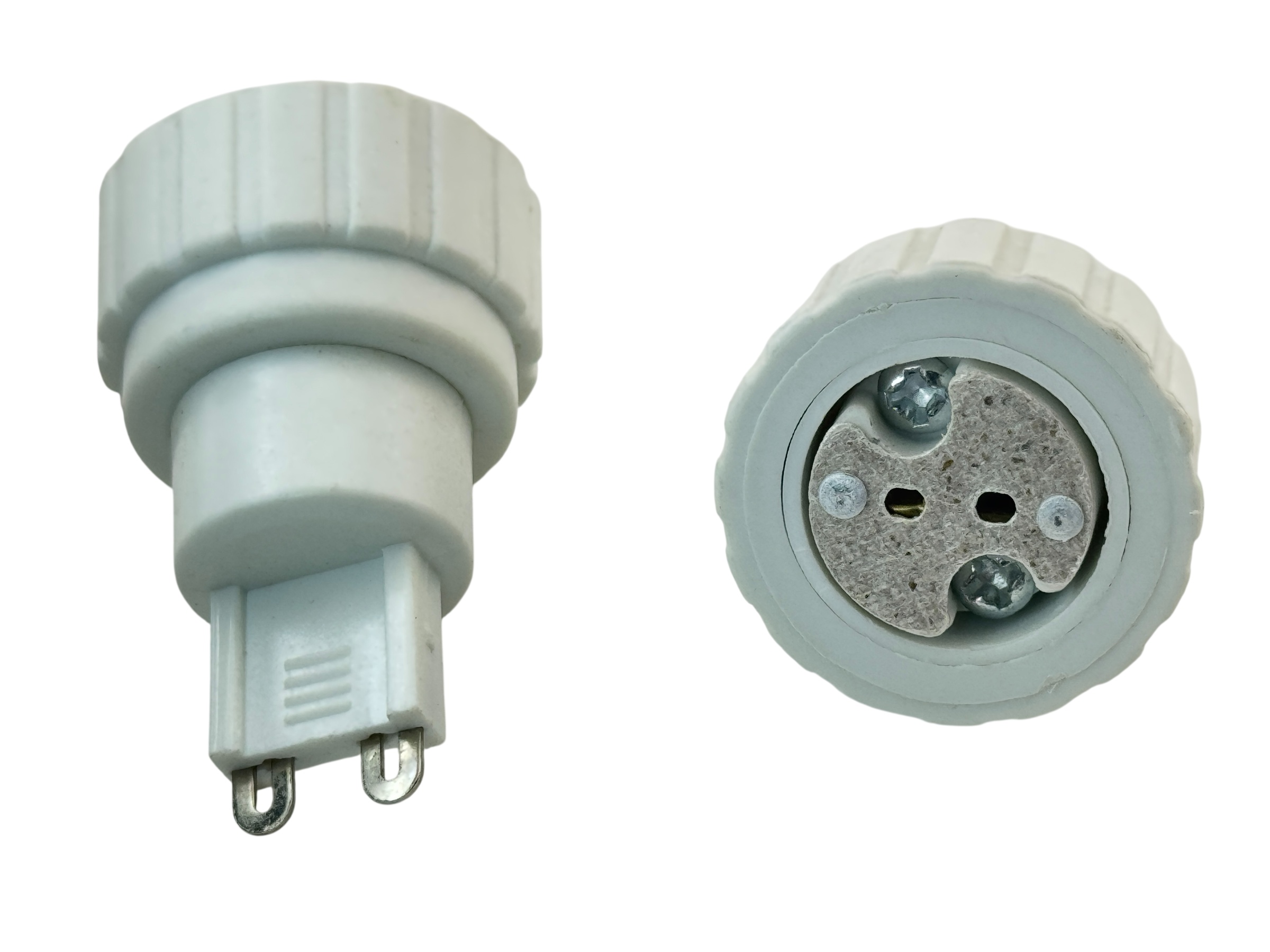 Rebaydo 2pcs G9 Male to MR16 Gx5.3 GU5.3 Female Converter Adapter