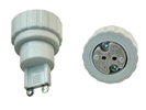 Rebaydo 2pcs G9 Male to MR16 Gx5.3 GU5.3 Female Converter Adapter