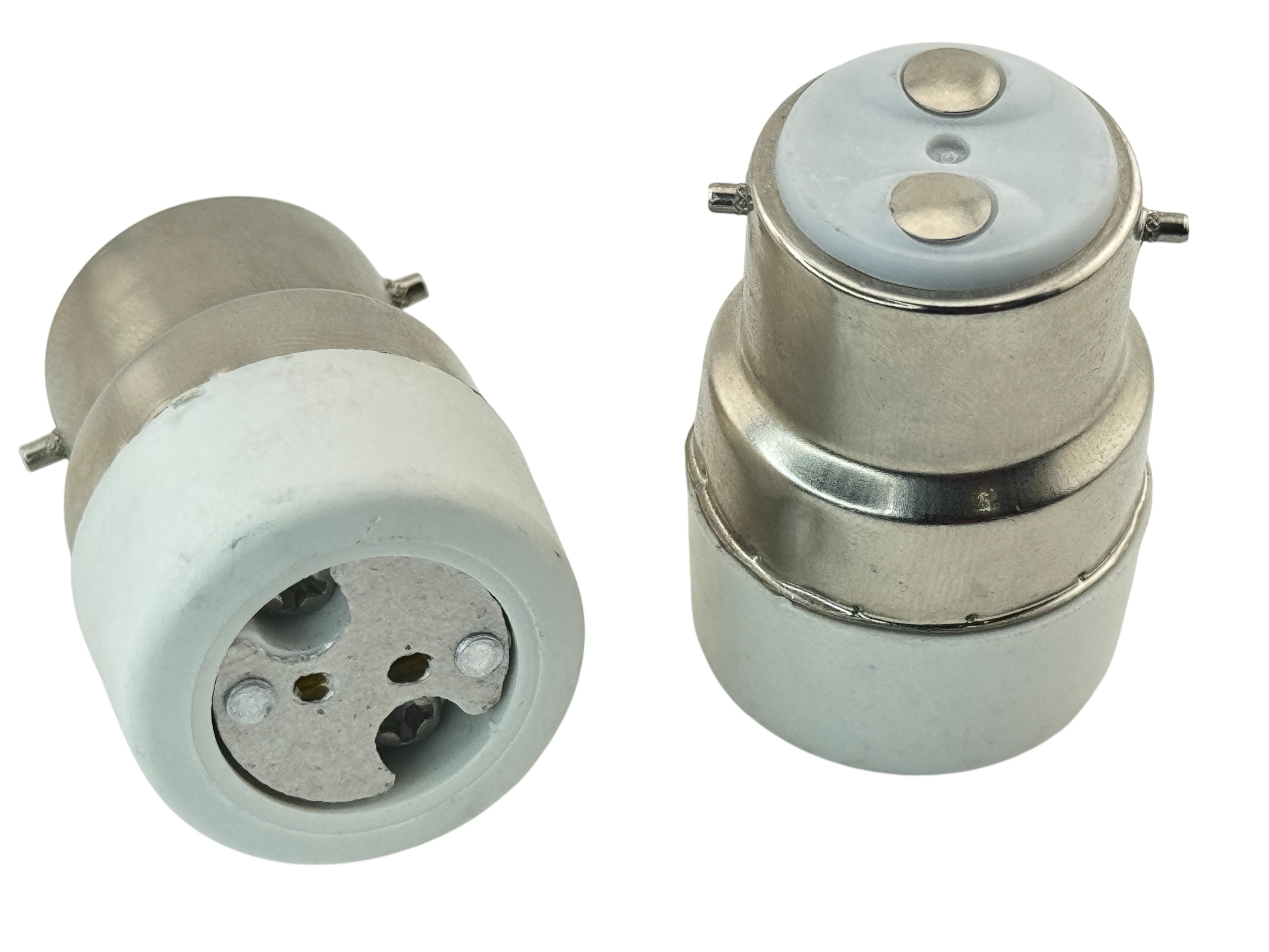 Rebaydo 2pcs B22 Male to G4 MR16 GX5.3  Female Converter Adapter