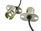 Rebaydo 2pcs BA15S Female Surface Mount Socket with 6