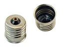 Rebaydo 2pcs E17 Male Solderable Copper Cap