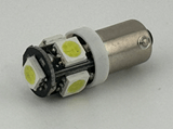 Minature Bulb BAY9S Base 5 SMD CanBus 12 Volt DC T3 1/4