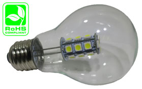 A60 LED Bulb 4 Watt 120 VAC