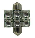 LED Festoon Bulb 1-1/4" 6 Super Flux