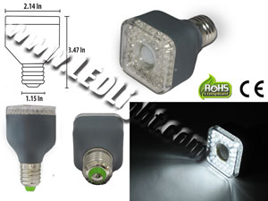 Motion LED Lighting 120 VAC E26 or E27 