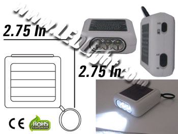 Solar / Hand Crank LED Flashlight product 54847